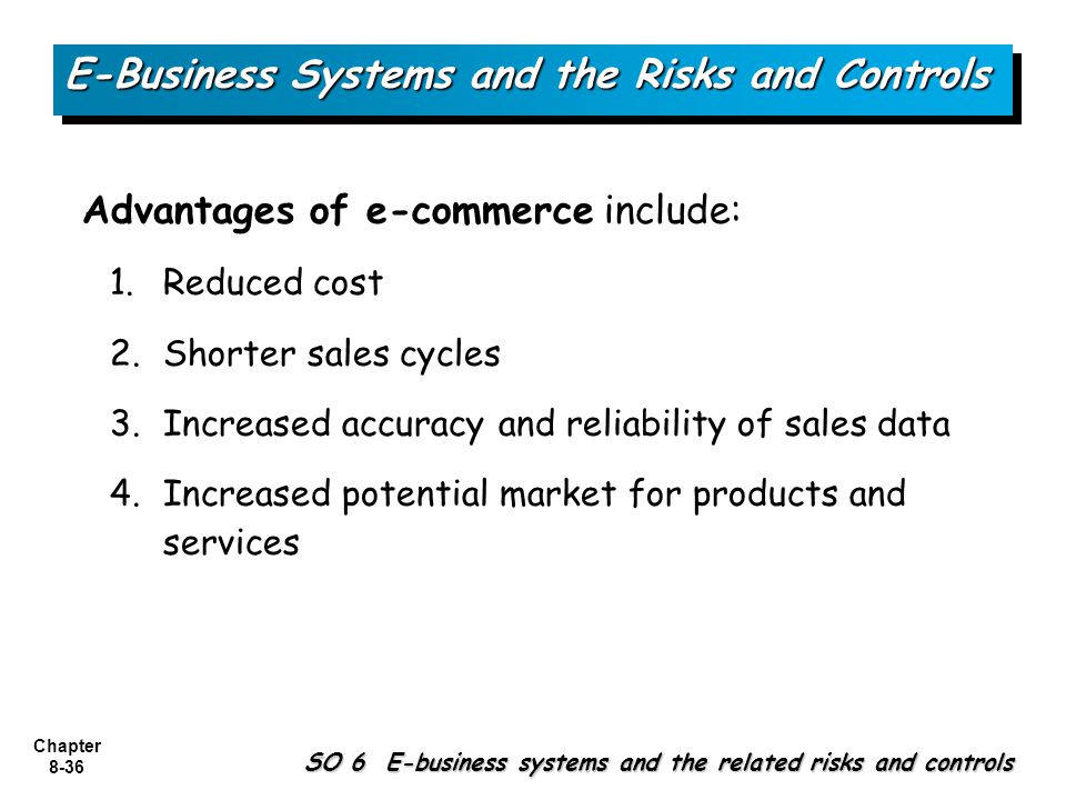 Potential Risk to an Organisation of Committing to an E-Commerce System